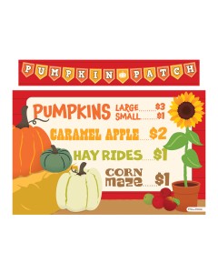 SimpleSwitch Dramatic Pumpkin Patch Signs Set