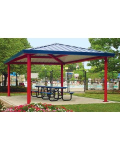 All-Steel Permanent Shade Structure