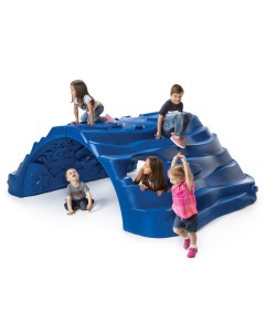 Arched design offers space for several children to explore