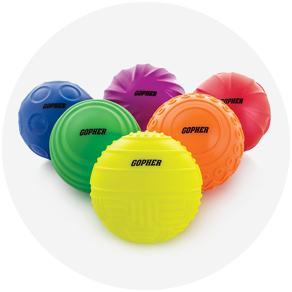Six balls in Rainbow colors with emoji faces